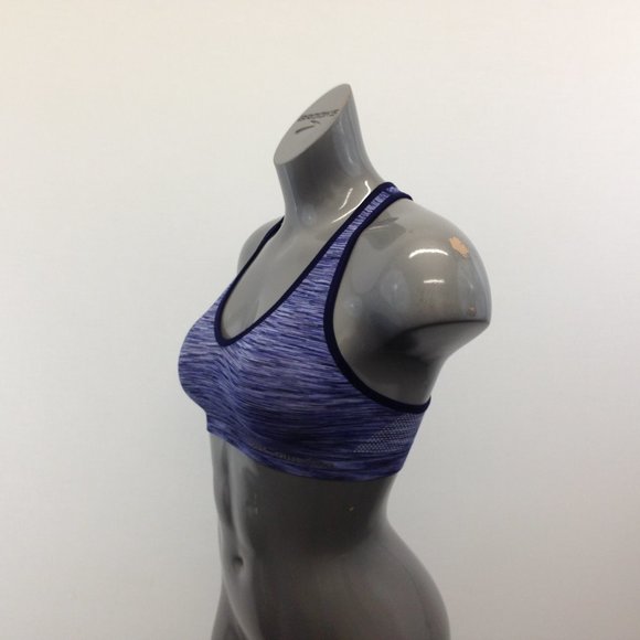 Columbia Bra Women's Small Blue Striped Sports Bra - Picture 5 of 6